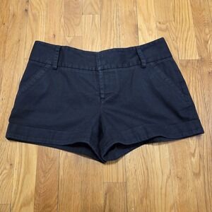 Alice + Olivia Womens Cady Casual Minimalist Black 3" Preppy Shorts Size M to L